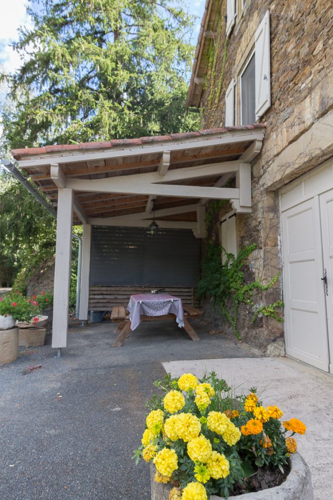 Terrasse privée le grenier de Margot